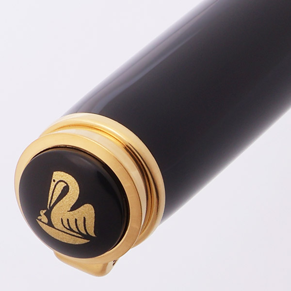 Pelikan M1000 Fountain Pen - Oversize, Black and Green, 18K Extra